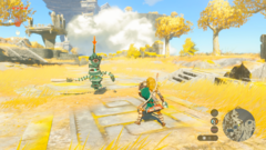 塞尔达传说：王国之泪》Switch 2 版本中的战斗（图片来源：任天堂美国公司）