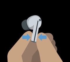 传言中的Galaxy Buds3 Pro 官图。(图片来源：Android Authority）