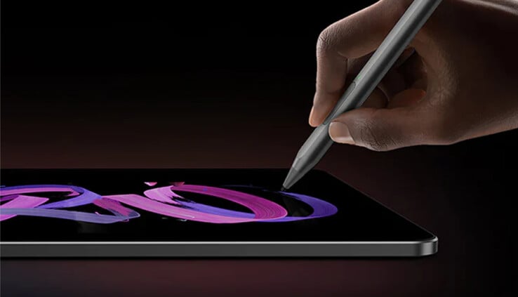Teclast T65 Max 2025 支持 4096 级压力，可与有源触控笔配合使用。(图片来源：Teclast）