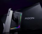 AOC Agon 6 Pro AG326UZD 配有可调节支架和后置 RGB 灯光。(图片来源：AOC）