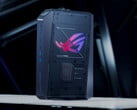 ROG GR70 目前有两种配置可供选择。图为:这款迷你电脑的侧面视图