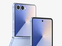 Galaxy Z Flip 在设计上越来越接近摩托罗拉 Razr。(图片来源：Android Headlines & OnLeaks)