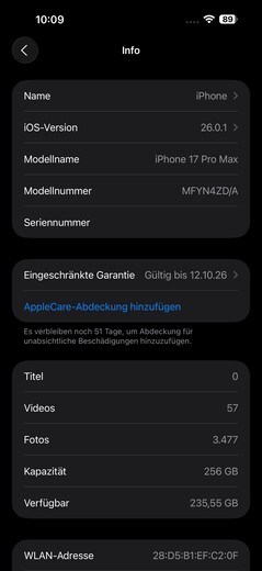 Apple iPhone 17 Pro Max