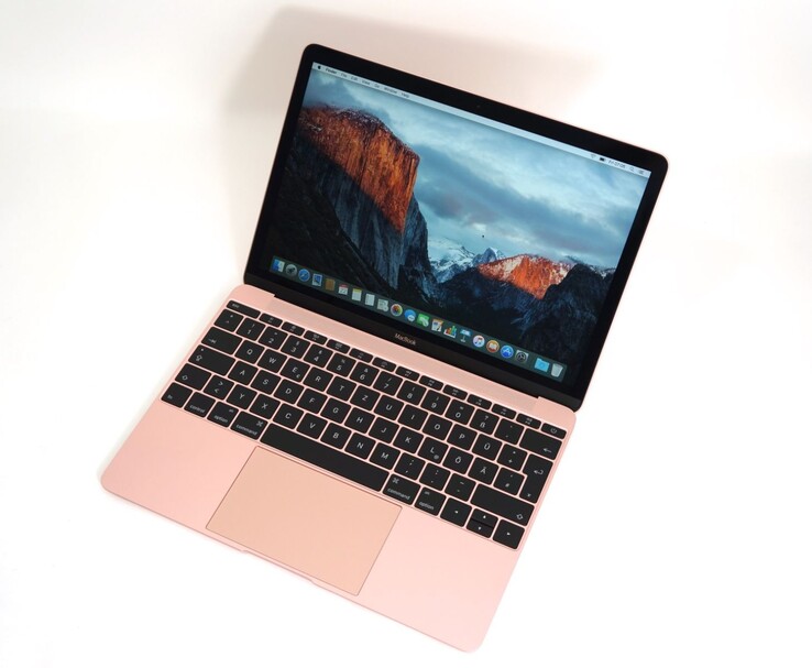 Apple 玫瑰金色 12 英寸 MacBook（图片来源：Notebookcheck）