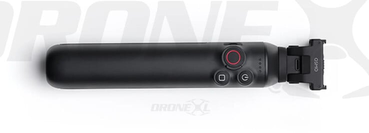 大疆用于 Osmo 360 的电池延长杆。(图片来源：via DroneXL &amp; Jasper Ellens）