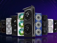 英特尔 Arc Battlemage GPU 的艺术效果图。(图片来源：英特尔）