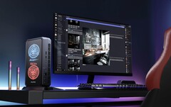 Minisforum AtomMan G7 Pt 是一款高端迷你 PC，内置 Ryzen 9 7945HX CPU 和 RX 7600M XT GPU。(来源：Minisforum）