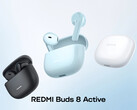 Redmi Buds 8 Active 通过了 IP54 防尘防水认证。