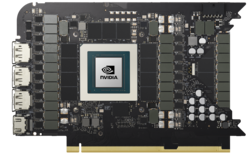 带有AD102 GPU的RTX 4090 FE参考PCB。(图片: Nvidia)