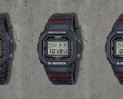 Casio G-Shock x Offspring DW-5600 合作手表（如图）的表带上有醒目的红色 "Offspring "品牌标识。 图片来源：Offspring on Instagram