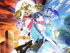 《数码宝贝物语：时间旅人》的主要宣传图。
