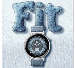 Honor Watch Fit 似乎可以选配牛仔腕带。（图片来源：Honor)