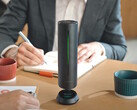 Insta360 Wave 免提电话可以创建办公会议摘要和记录，还可以选择使用人工智能回答有关会议的问题。(图片来源：Insta360）