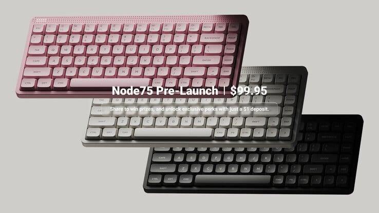 NuPhy Node75 上市前优惠。(图片来源：NuPhy）