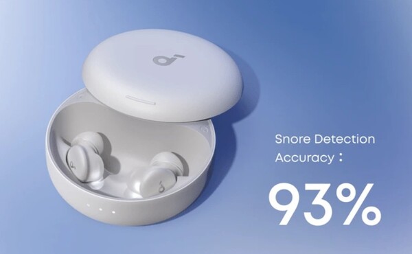 Soundcore Sleep A30 耳机具有 ANC 和打鼾检测功能。(图片来源：Soundcore）