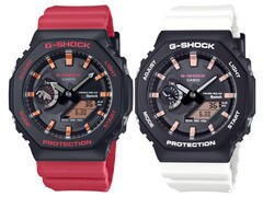 卡西欧 G-Shock GA-B2100CD 手表有两种不同的颜色,灵感来自于它们所代表的濒危动物。(图片来源:G-Central)