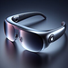 Apple AR 眼镜可能采用与 Vision Pro 相同的显示技术。(资料来源：Generated with AI）