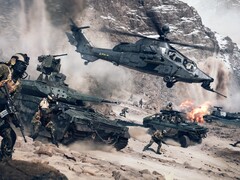 战地 6》截图，显示多人游戏中的全面战争。(图片来源：Steam）