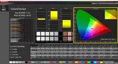 CalMAN ColorChecker（配置文件：原生）
