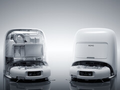 大疆 Romo 的基座系统，有不透明和半透明两种外观。(图片来源：大疆创新）