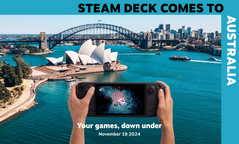 Valve 已开始在澳大利亚销售 Steam Deck(图片来源:Valve)