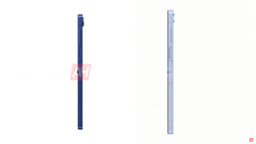 Galaxy Z Flip 7（右）与 Z Flip 6（左）厚度对比（图片来源： Headlines）Galaxy Android