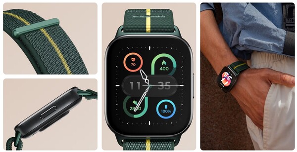 Moto Watch Fit 配有可更换的 22 毫米表带（图片来源：摩托罗拉）