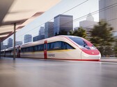 西门子移动公司设计的 Vinspeed 列车组效果图。列车将使用 Velaro Novo 平台