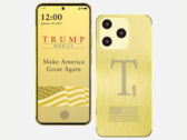 Trump T1 智能手机（如图）在预购时需要支付 100 美元首付款。(图片来源：Trump Mobile）