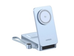 尚未发布的 Ugreen 可折叠充电器支持 25W Qi2.2 无线充电，通过 USB-C 线缆最高可支持 100W。(图片来源：MaxGaming）