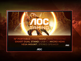AOC GAMING 16G3 采用黑红两色外观。(图片来源：AOC）