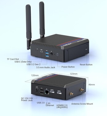 Z150-0dB 采用被动冷却系统（图片来源：Minix）