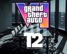 展示了一间会议室,室内可见《GTA 6》和Take Two Interactive的标志