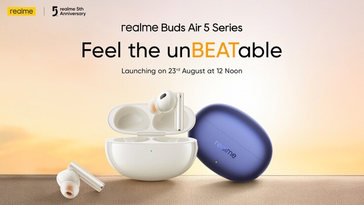 ......同时催热整个 Air 5 系列在印度的发布。(来源：Realme CN、Realme IN）