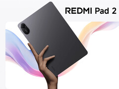 红米 Pad 2 现已在阿里速卖通发售。图为：平板电脑宣传图。(图片来源：小米 - 已编辑）