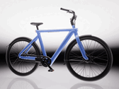 VanMoof S6 系列配备 250 瓦前轮电机，最高时速可达 25 公里/小时（15.5 英里/小时）（图片来源：VanMoof）