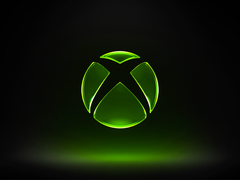 深色背景上的 Xbox 标志