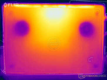 热图压力（底部）