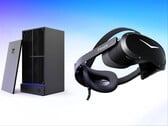 Pimax Spation 迷你电脑和 Crystal Pro VR 头显。