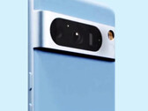 据称是蓝色配色的 Pixel 8 Pro。(图片来源:@EZ8622647227573 - 已编辑)