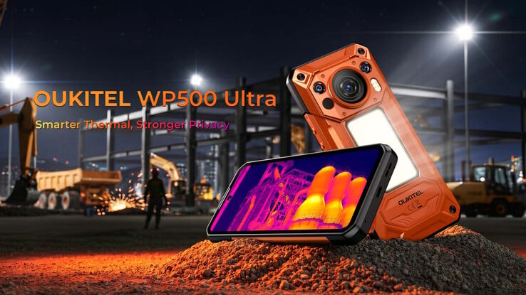 WP500 Ultra 配有红外热像仪