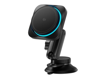 通过 Qi2 25W 认证的 ESR 磁性车载充电器。(图片来源：ESR）