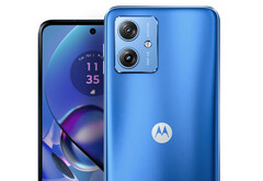 Moto G54 5G 的三种首发颜色之一。(图片来源：@evleaks）