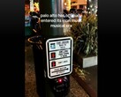 显示帕洛阿尔托被黑的人行横道按钮的 TikTok（截图）。(图片来源：TikTok 上的 rosecampau）