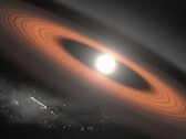 白矮星掠过其行星系统的效果图(图片来源:NASA)