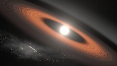 白矮星掠过其行星系统的效果图（图片来源：NASA）