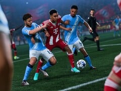 图片显示球员试图控球（图片来源：EA） 