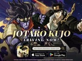 《JoJo的奇妙冒险：黄金之灵》的宣传图。