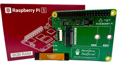 Pineberry Pi 首次推出适用于Raspberry Pi 5 SBC 的顶部和底部硬盘(图片来源:Pineberry)