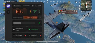 PUBG Mobile：高清，平均每秒 60 帧。